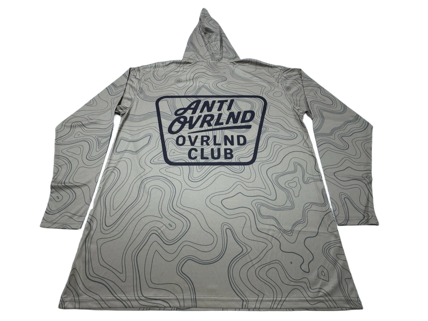 UPF tan topo hooded long sleeve
