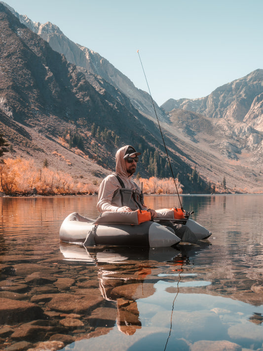 UPF tan topo hooded long sleeve